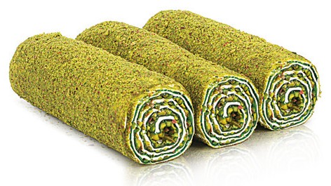 Toz Fıstıklı Elmalı Spesiyal Sarma Türk Lokumu