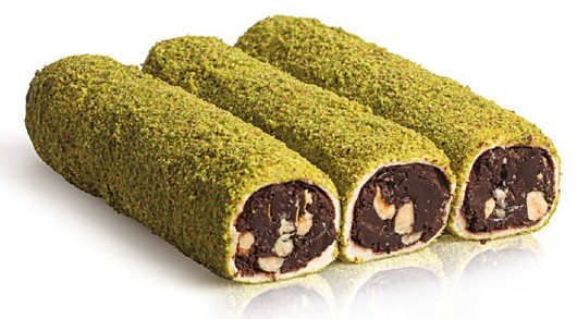 Toz Fıstık Browni Fındıklı Kremalı Sarma Türk Lokumu
