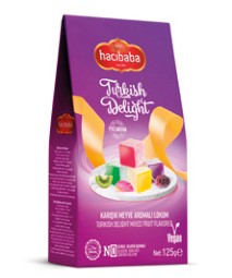 Premium Karışık Meyve Aromalı Türk Lokumu (125 g)